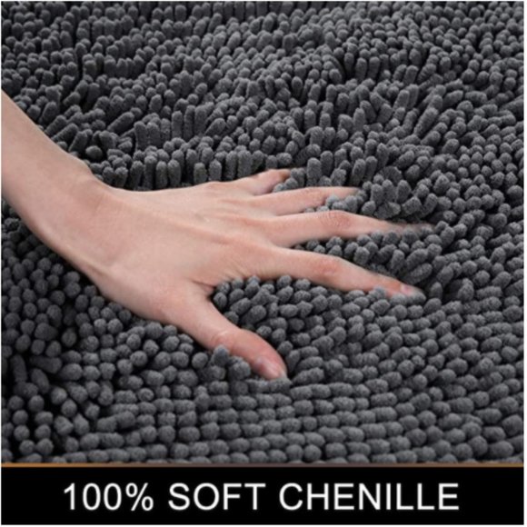 Bath New 2 Piece Chenille Bath Mat Set Poshmark